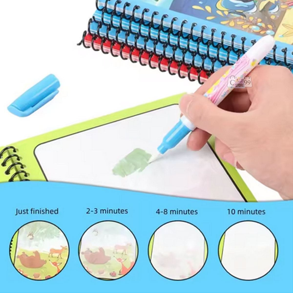 Miniatura 4 de Libro Mágico De Colorear Con agua Packx4